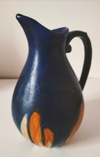 Pichet en grès bleu à