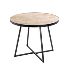 Table Basse "Miranda" 60cm Chêne & Noir