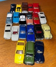 1/87 HO SCALE MINT COND VEHICLES MUSTANG CHEVELLE 1950'S JEEP 20 PIECES!