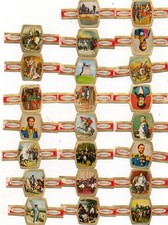 24 VINTAGE BAGUES DE CIGARE