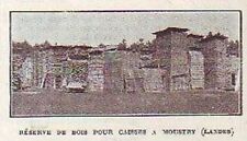 1928 - WOOD RESERVE FOR CRATES IN MOUSTEY LANDES