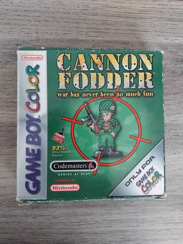 Cannon fodder game boy color - fodder,