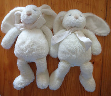 JB4/  2 DOUDOU PELUCHE LAPIN