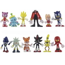 Lot De 12 Mini Figurines Sonic