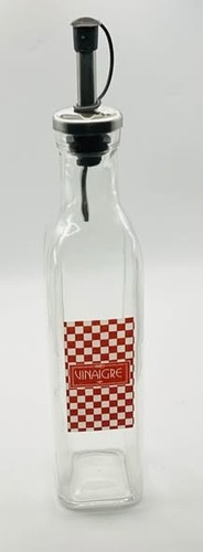 Bouteille verre carrée - verre,