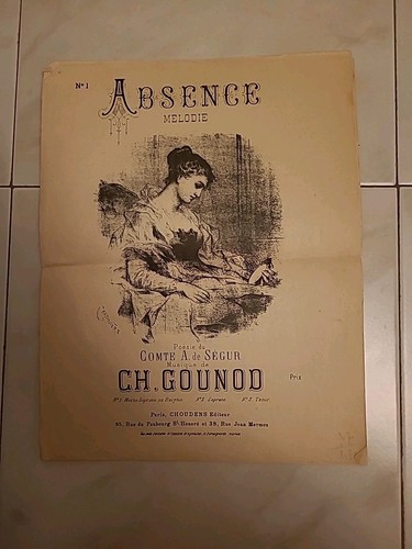 Gounod charles absence - gounod,