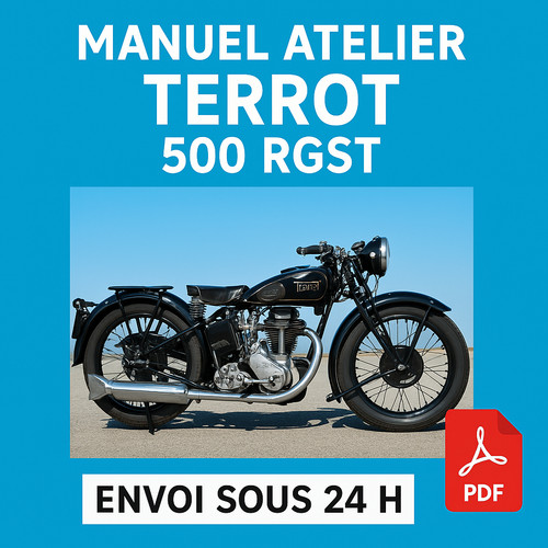 Manuel atelier terrot - terrot, rgst