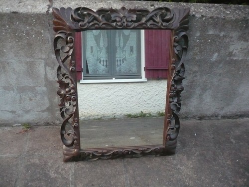 Ancien grand miroir - grand , forêt