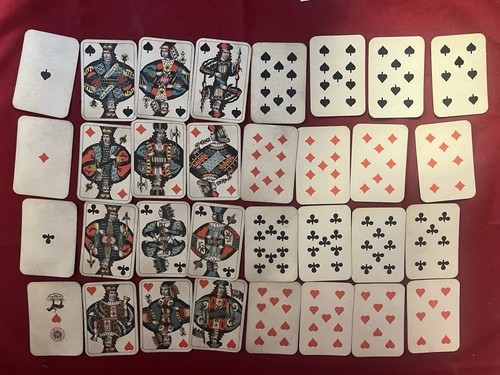 Rare jeu cartes ancien - jeu, 52