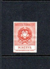 ITALY - REVENUE - FISCAL - 1971 MATCH TAX - MINERVA I.P.S. OFF.