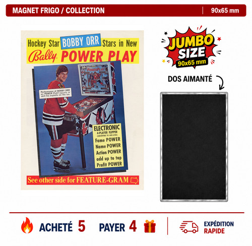 Magnet frigo power play - power,