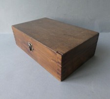 boîte en bois, années 50, accessoire de rangement, de bureau