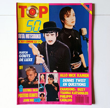 Magazine/Revue TOP 50 N° 56, Avec Poster, Rita Mitsouko/Jeanne Mas +