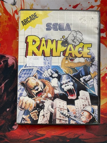Rampage sega master system - rampage,