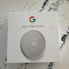 Google Nest G4CVZ Programmable Wi-Fi Thermostat - Fog Gray