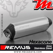 Silencieux Pot d'échappement REMUS Hexacone Inox Triumph Tiger 1050 2008