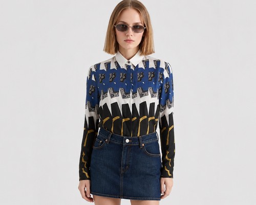 Chemise soie dries van - chemise, en