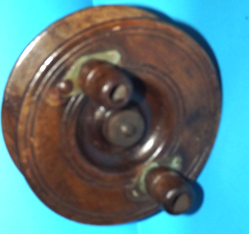 Ancien moulinet bois - moulinet,