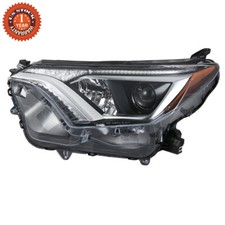 For 2016 2017 2018 Toyota RAV4 Halogen Headlight Headlamp Left Driver Side (LH)