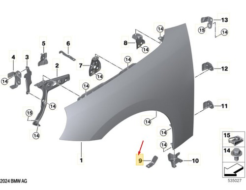 Mini cooper j01 fender - j01,