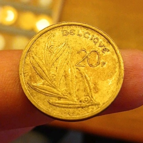 Pièce belgique francs - belgique, 20