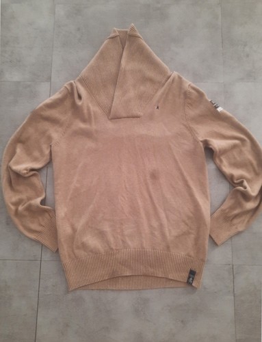 Pull col châle gaastra beige - châle,