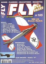 FLY N°165 PLAN : STABLE P / SPITFIRE 90 KYOSHO / FUTABA 6EXP-2.4 Ghz / GLIDER 