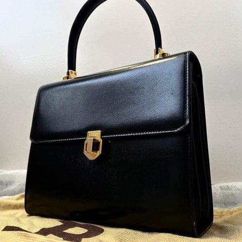 Sac bally cuir noir - bally, en