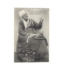 Old Vendée postcard - chicken feather rare ref 1694