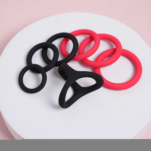 Silicone anneaux pénis - silicone,