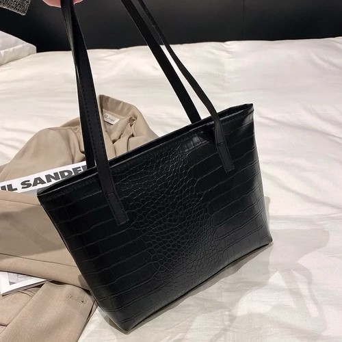 Mini sac faux croco - , main