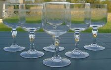 6 Arques Matignon Model Crystal Water Glasses (Price for 6 Glasses)