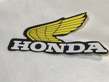 Vintage Winged HONDA Motorcycle Decal Sticker LOGO with Wing Moto M/C Motor Bike