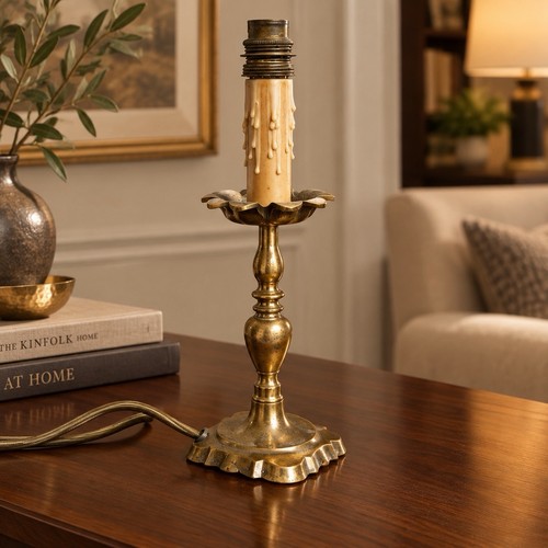 Lampe table laiton doré - de,