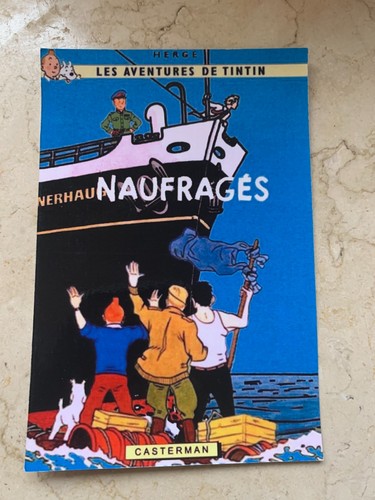 Carte postale 15x10 tintin - carte,