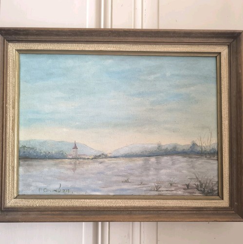Tableau huile sur toile - huile,