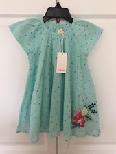 NWT Catimini Baby Toddler Dress 18M 18 Months Robe Crepon