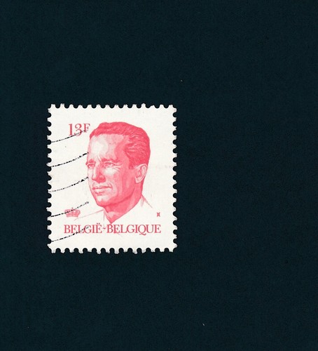 Timbre belgique 13f roi - belgique,, 13f.,