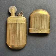 Ancien Briquet à Essence dit "de Poilu" en Laiton Made in Italy Fonctionnel
