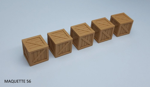 Lot moyennes caisses bois - moyennes,
