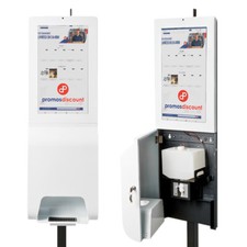 Totem d?affichage écran publicitaire connecté lecteur multimédia wifi bluetooth