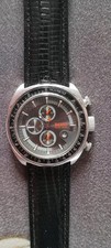 ancienne montre homme Hugo Boss chronograph bracelet cuir neuf