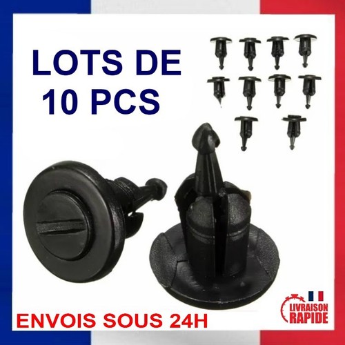 10x clips agrafe fixation - 10x,