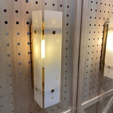 PAIRE D'APPLIQUES VERRE DESIGN