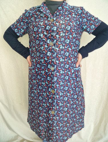 Nylon dederon smock - nylon,