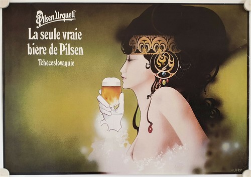 Affiche pilsen urquell - pilsen,