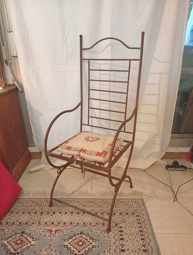 Fauteuil fer forgé - fauteuil,