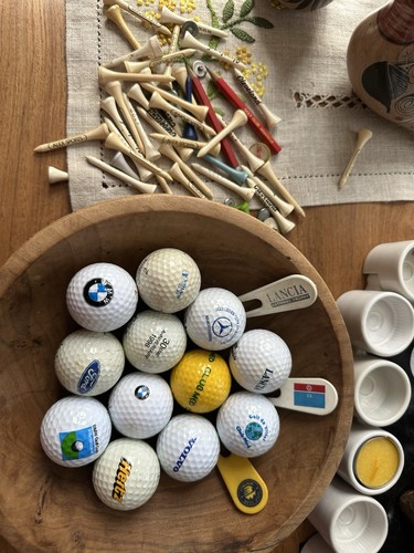 Lot tee balles - , golf