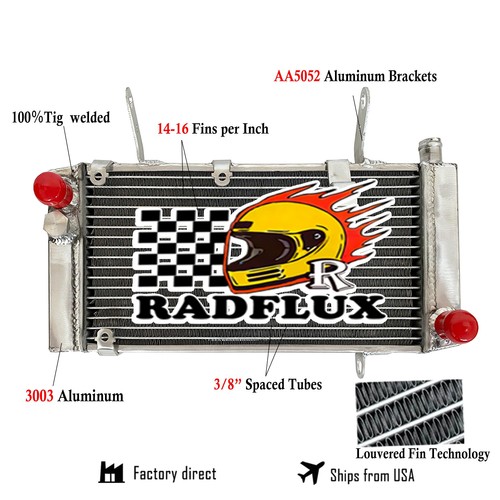 Full aluminium radiator fit - aluminium,