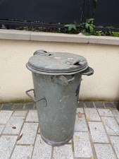 ANCIEN POUBELLE BOULEUSE-ACIER